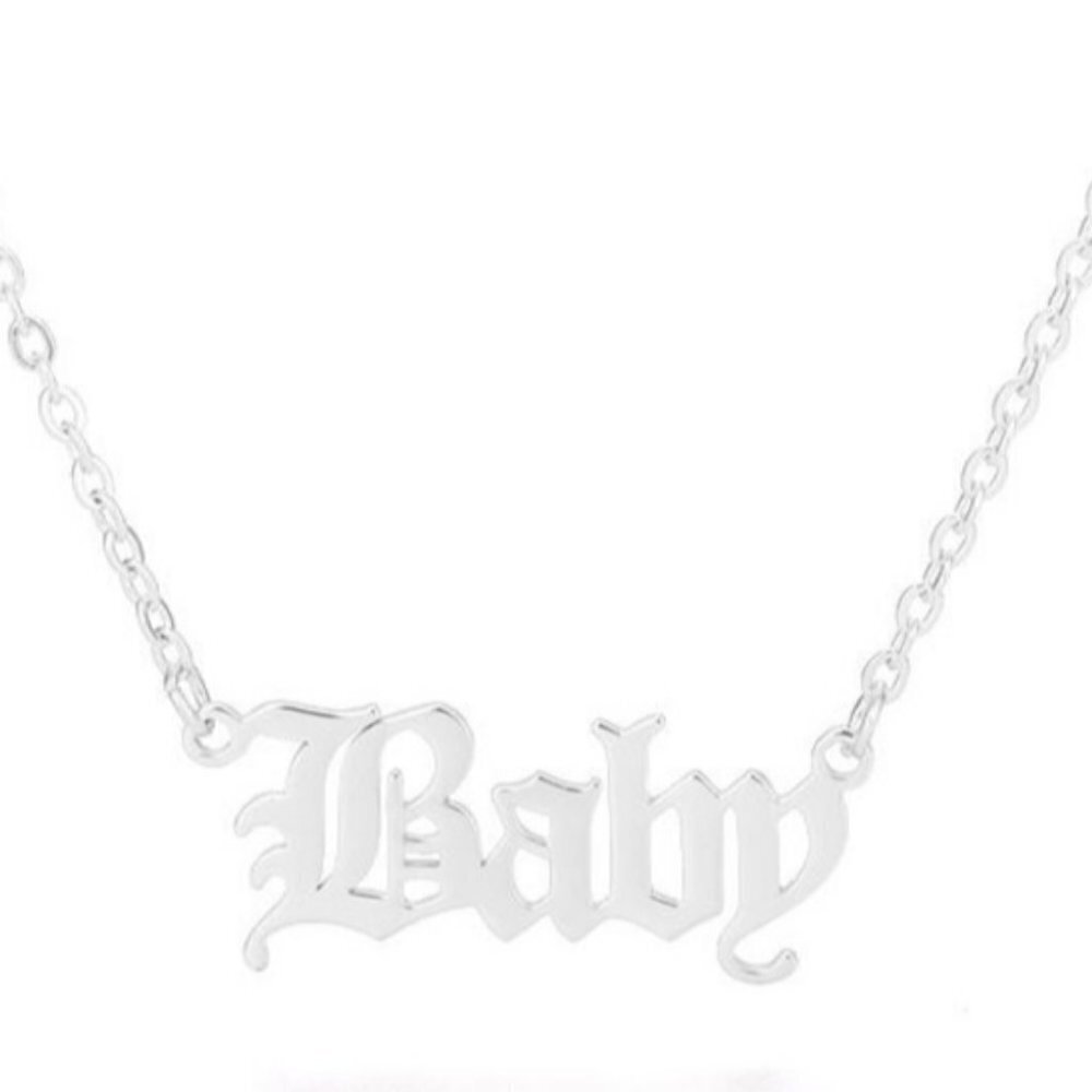 Baby Pendant Stainless Steel Necklace